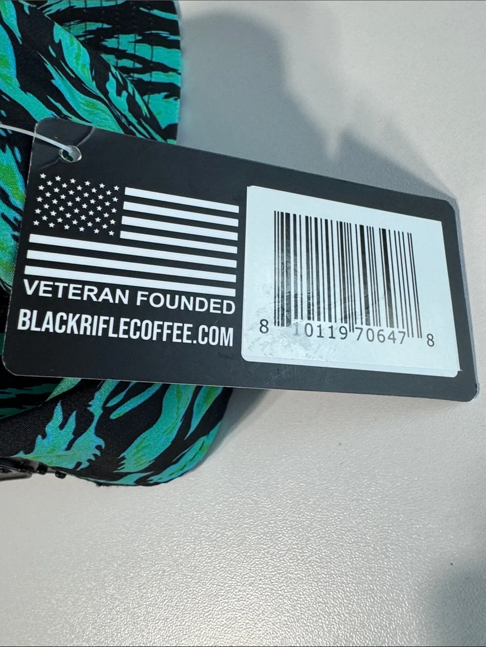 Black Rifle Coffee Company Men's Green & Black Patterned Cap